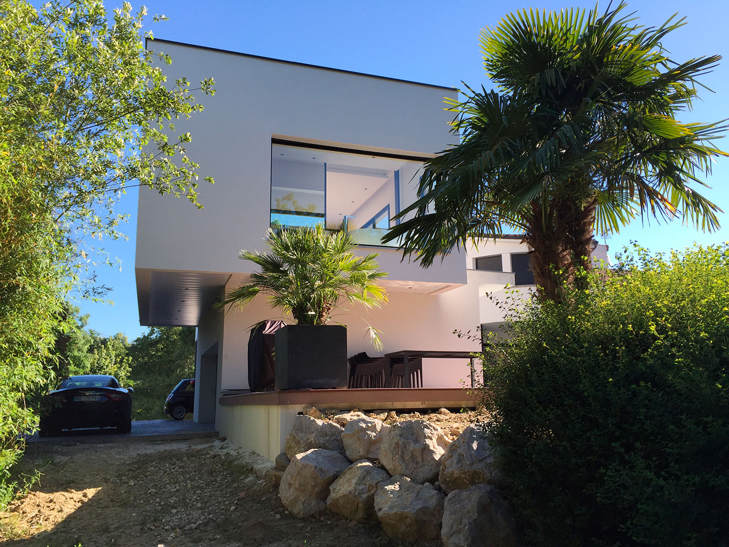 Surélévation contemporaine d’une maison à Pin-Balma (31), Toulouse, Architecture & Concept