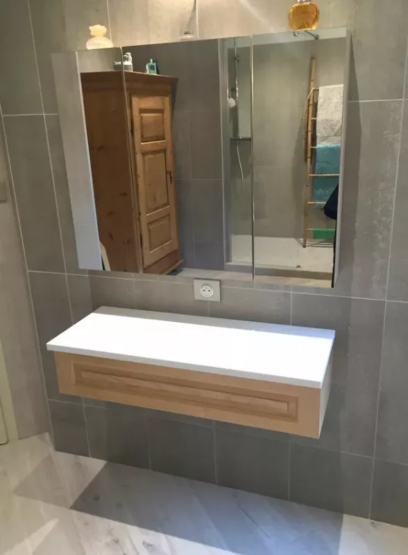 Réagencement d’un espace de vie et d’une salle de bain à Balma (31), Toulouse, Architecture & Concept