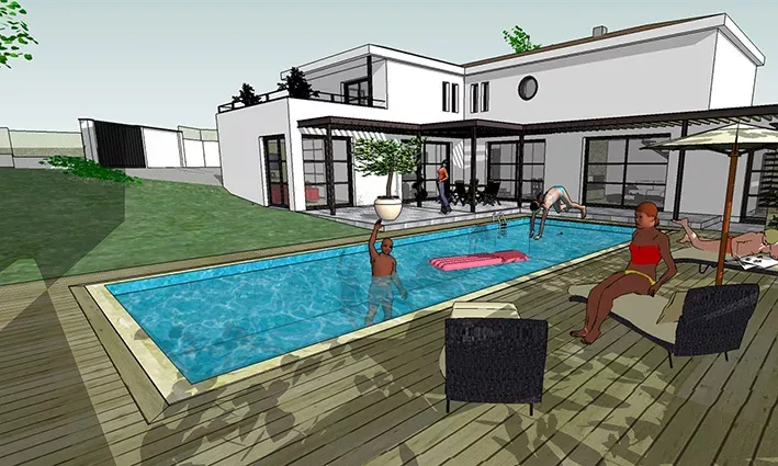 Villa contemporaine BBC à Rouffiac-Tolosan, Toulouse (31), Toulouse, Architecture & Concept