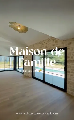 Villa contemporaine en rez-de-chaussée : alliance entre design, confort et durabilité, Toulouse, Architecture & Concept