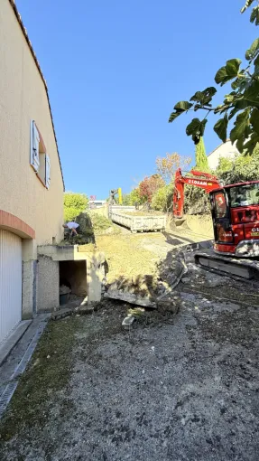 Rénovation de terrasse extérieure à Drémil-Lafage : un nouvel espace de vie prend forme, Toulouse, Architecture & Concept