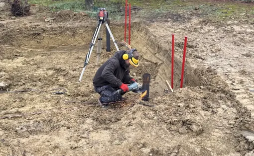 Extension de maison avec piscine à Gratentour : implantation de pieux métalliques pilotée par un architecte, Toulouse, Architecture & Concept