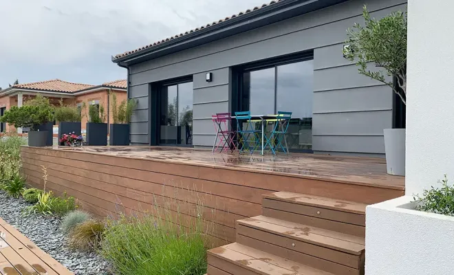 Construction d’une maison contemporaine avec piscine à Lacroix-Falgarde (31), Toulouse, Architecture & Concept