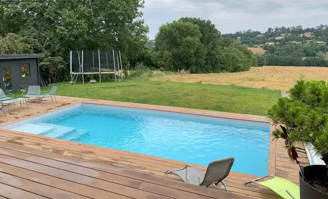 Construction d’une maison contemporaine avec piscine à Lacroix-Falgarde (31), Toulouse, Architecture & Concept