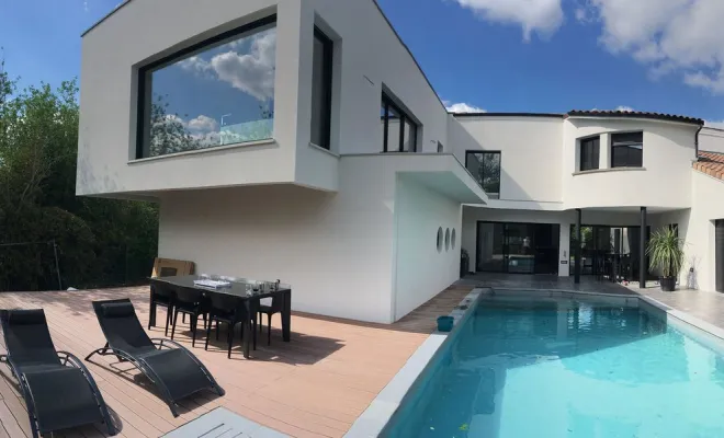 Surélévation contemporaine d’une maison à Pin-Balma (31), Toulouse, Architecture & Concept